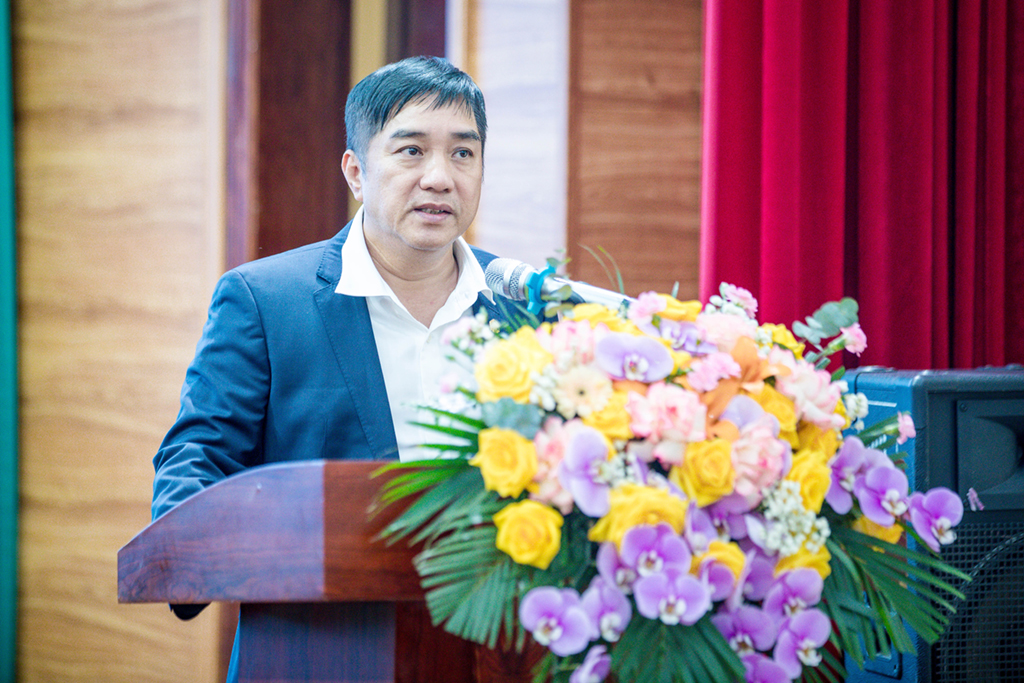 Ông Hồ Minh Hoàng - Chủ tịch Tập đoàn Đèo Cả phát biểu