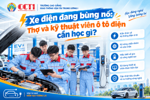 Xe điện đang bùng nổ: Thợ và kỹ thuật viên ô tô điện cần học gì?